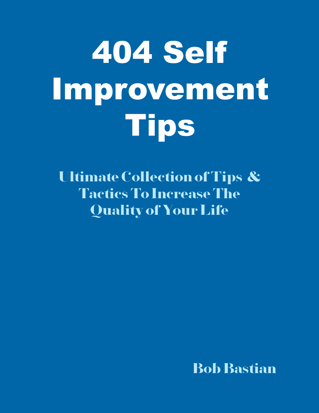 404 Self-Improvement Strategies